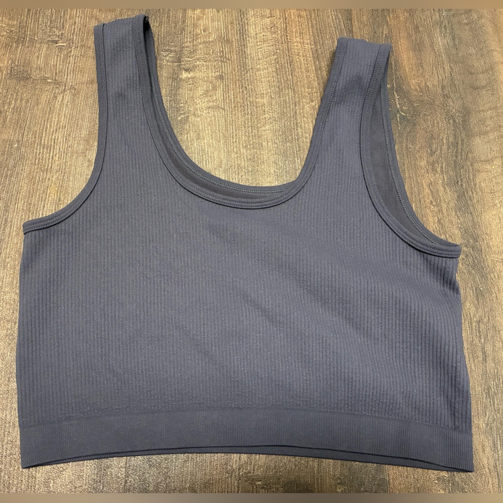 PacSun Contour Charcoal Ribbed Tank - Picture 4 of 4